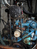 Refrigeration Compressor belt drive upper center, sea water cooling water pump lower right, alternator at lower left.